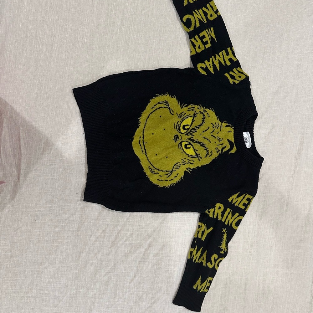 Target Black and Yellow “The Grinch”Graphic Sweater